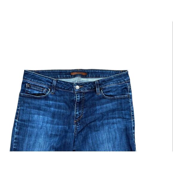 Joes Jeans Honey Bootcut Jeans curvy medium wash Distressed Denim Women 12 (32) - Picture 3 of 8